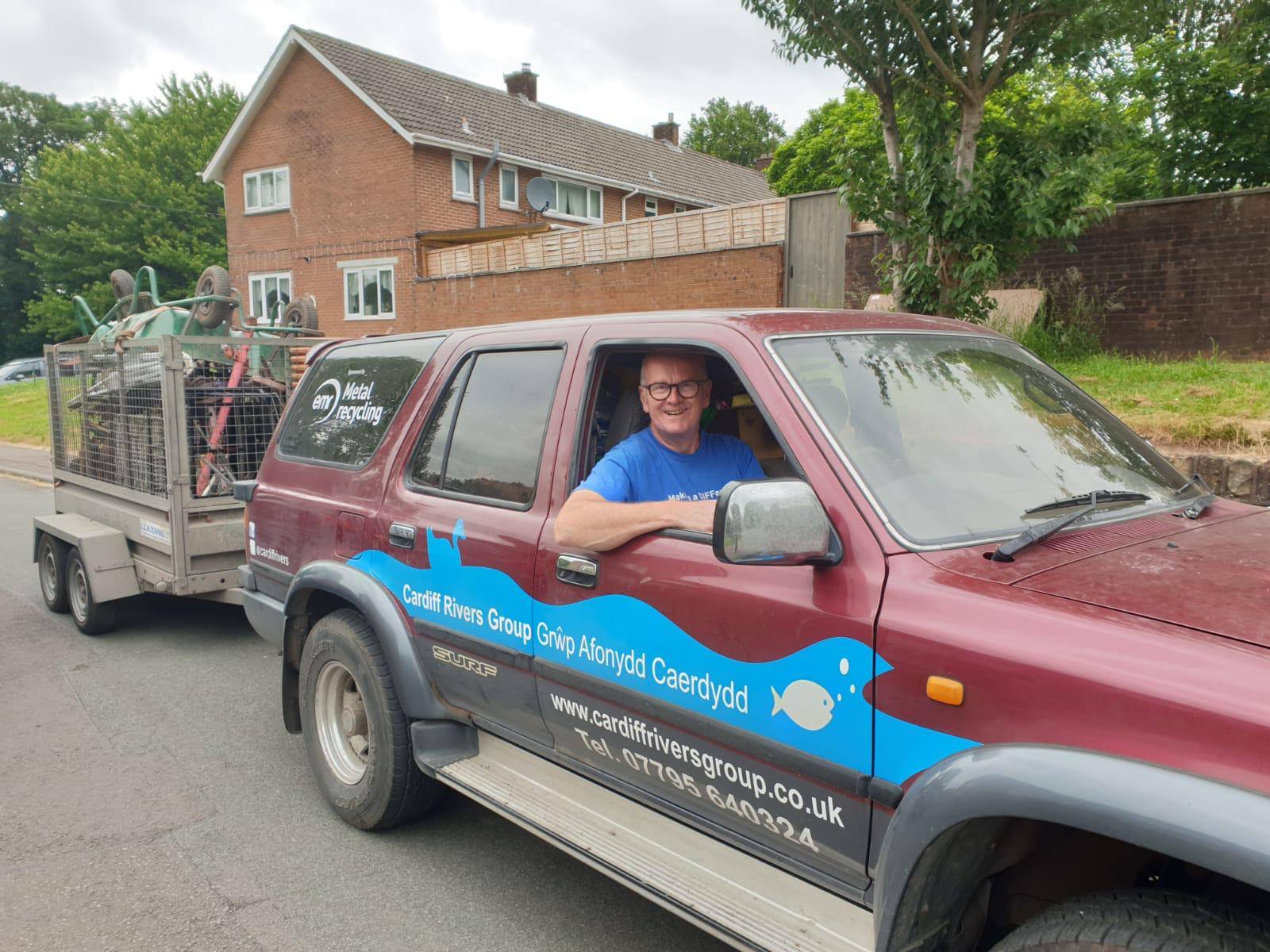 Ball Lane, Llanrumney (19 June 2021) Cardiff Rivers Group