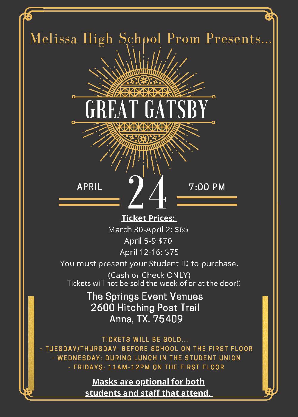 Prom 2021 plans announced Cardinal Connection