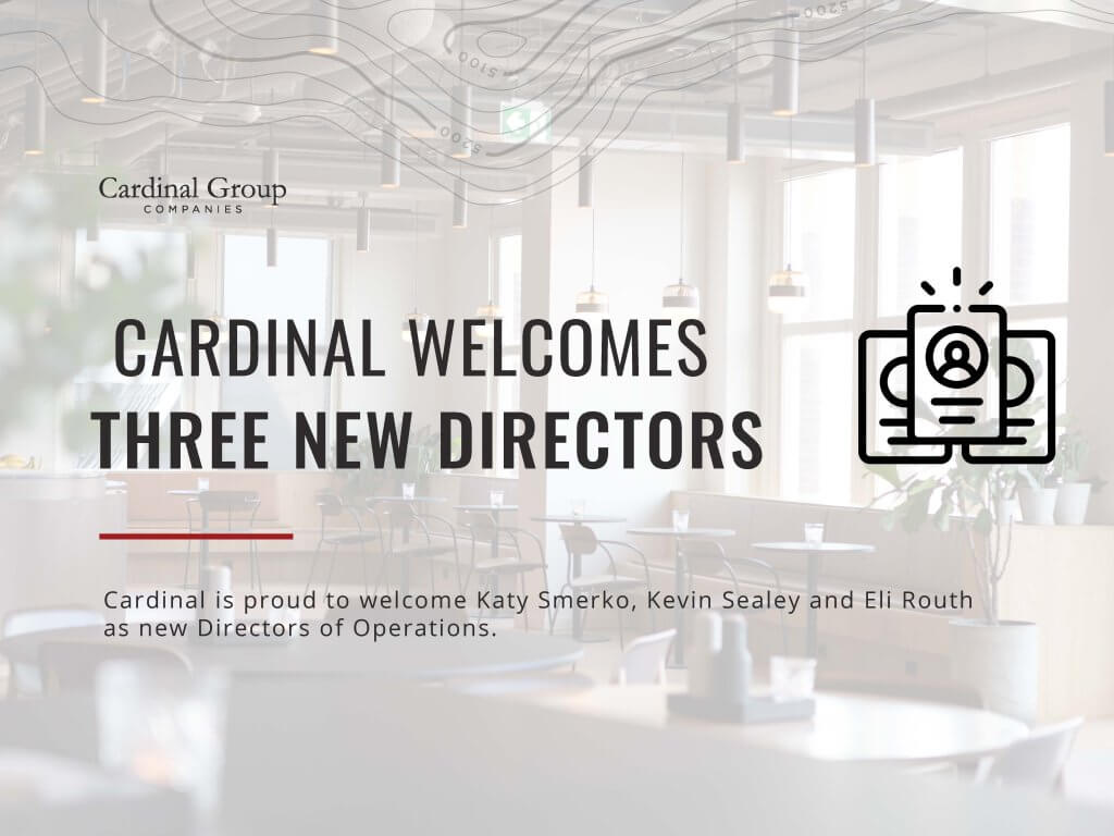 Cardinal Group Management Three New Directors of Operations