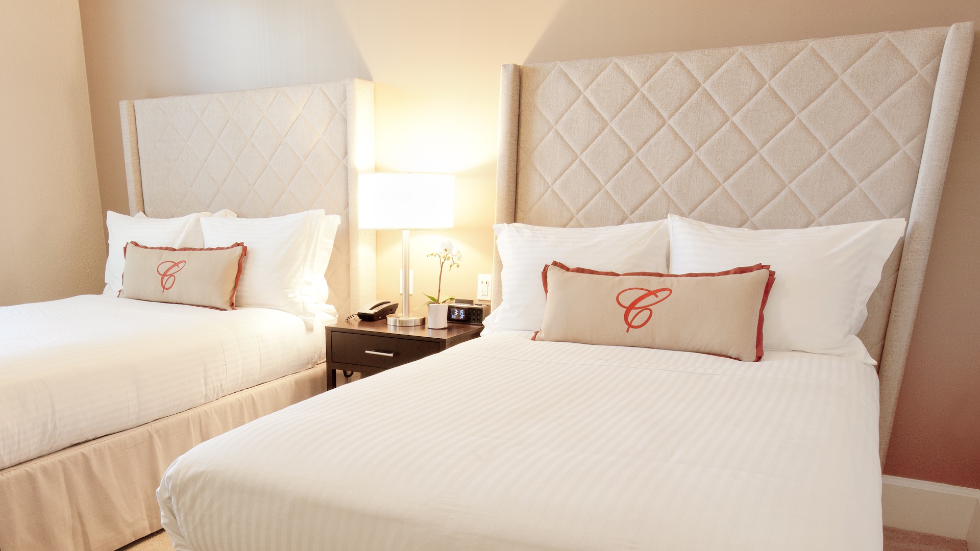 The Cardinal Hotel Palo Alto Standard Room, Two Doubles