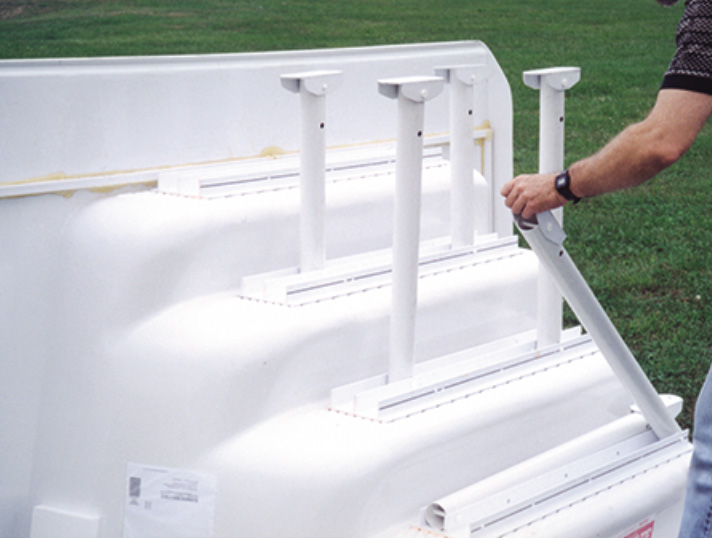 Thermoplastic Steps Cardinal Pools
