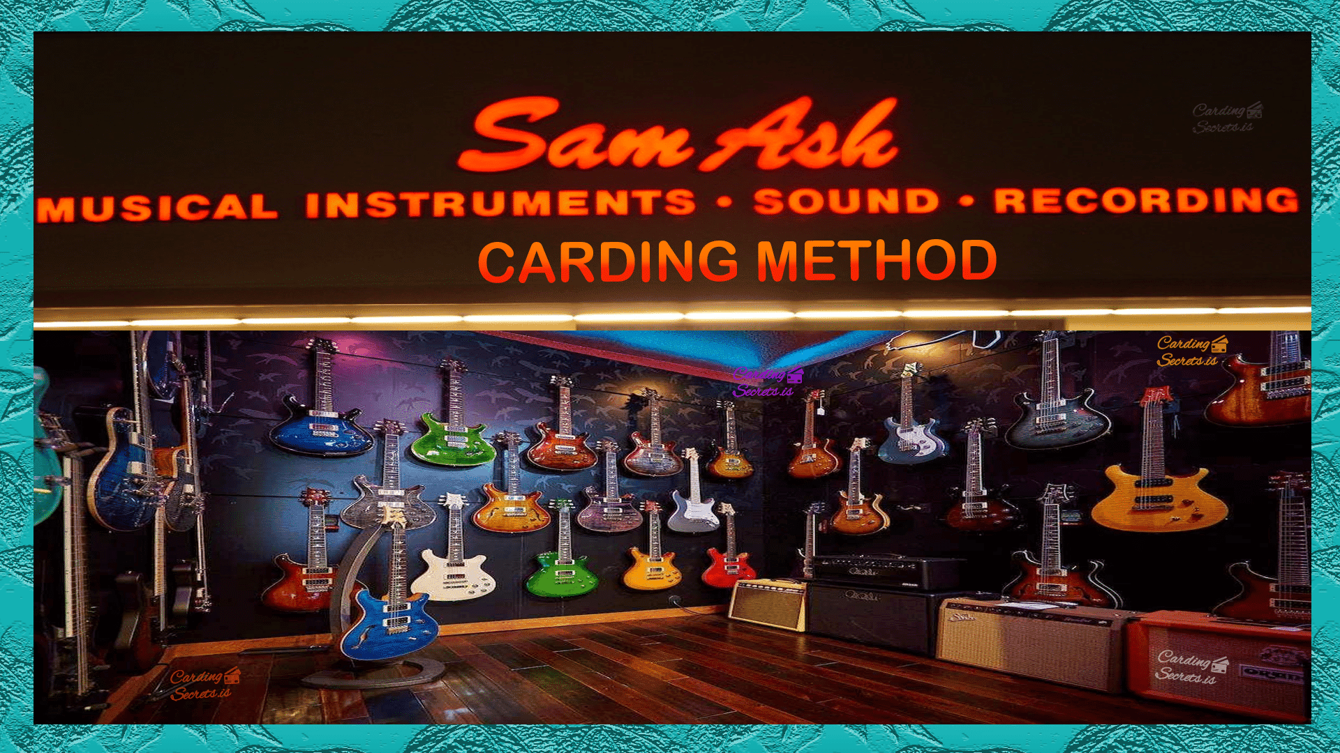 Easy Sam Ash Carding Method How to Score a Drum Set for Free
