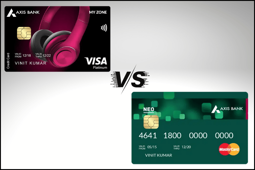 Axis Bank My Zone Vs Neo Credit Card Which One Is Best?