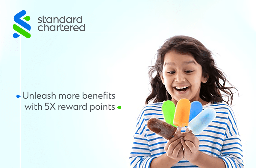 Standard Chartered Credit Card Insurance Offer Get 5x Reward Points