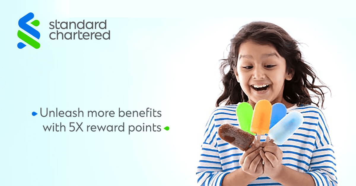 Standard Chartered Credit Card Insurance Offer Get 5x Reward Points up to 2000