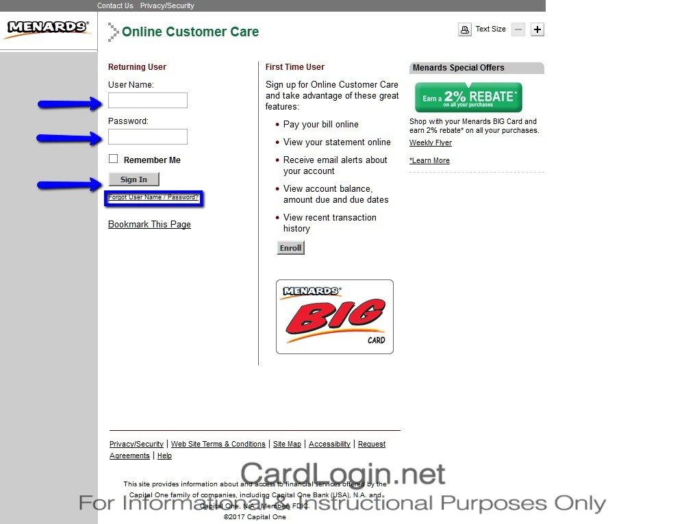 Menards Big Card Rafe Lyford's Web Resume The menards