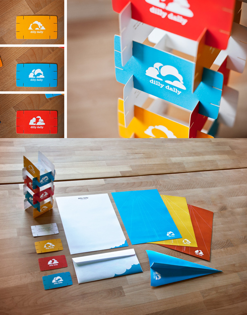 Dilly Dally Identity Design CardObserver