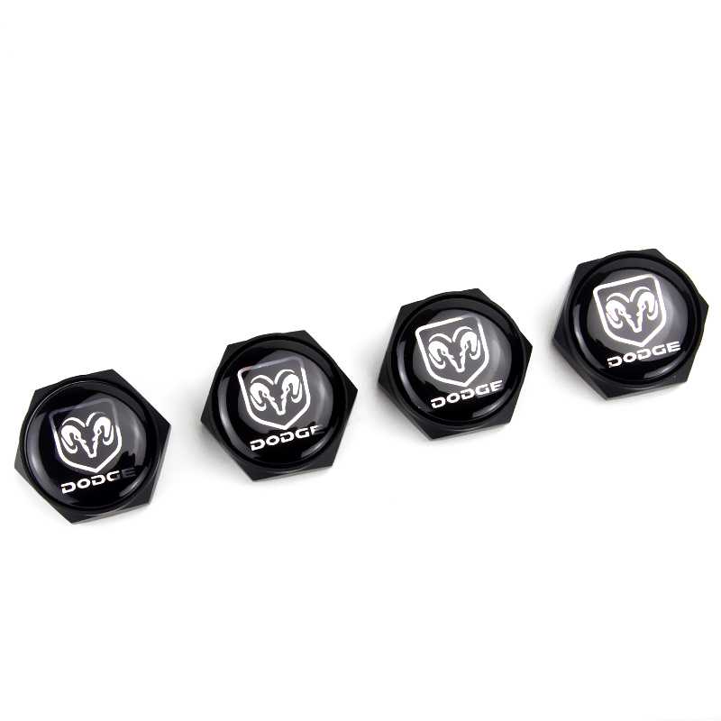 license plate screws For Dodge Black License Plate Bolts