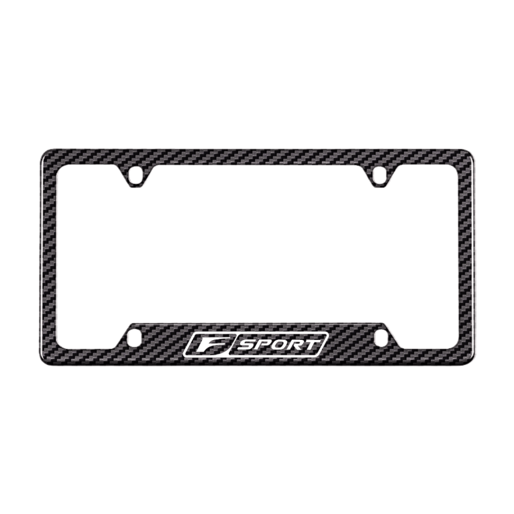 carbon fiber license plate frame Tire Valve Caps