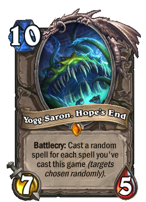 Yogg-Saron, Hope's End - Cards - Hearthstone