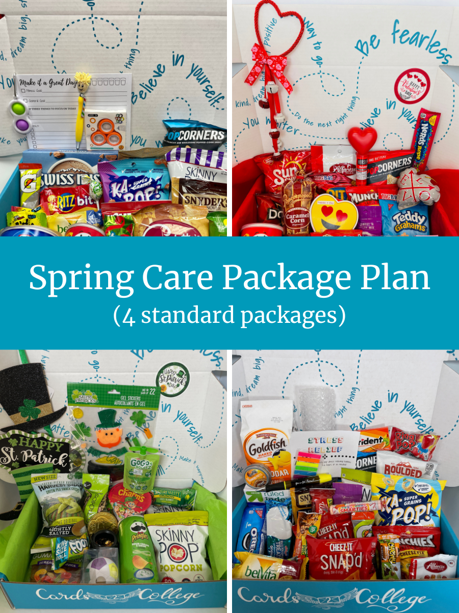 Spring Care Package Plan Cards2College Shop Packaged With LOVE!