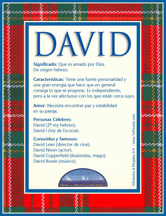 Nombre David Significado y origen del nombre David
