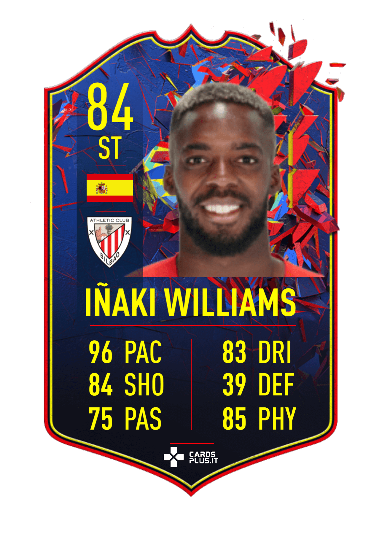 FIFA 22 Ultimate Team card Record Breaker gigante personalizzata