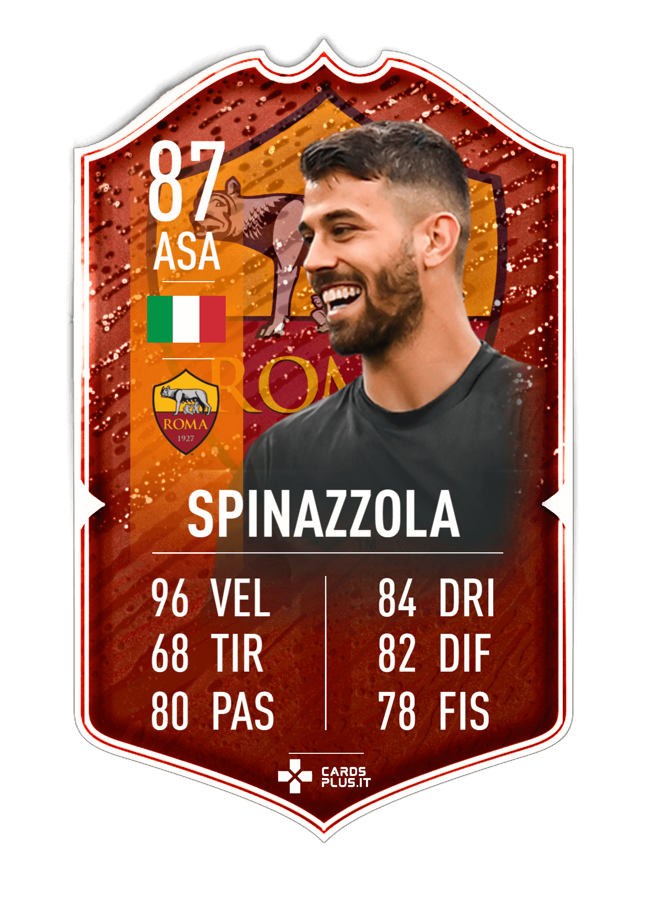 FIFA 22 Ultimate Team card Roma Limited Edition gigante personalizzata