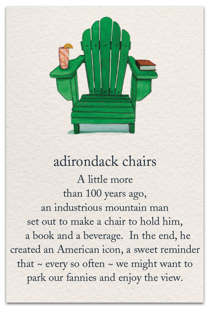 Adirondack Chair Many Occasions Card