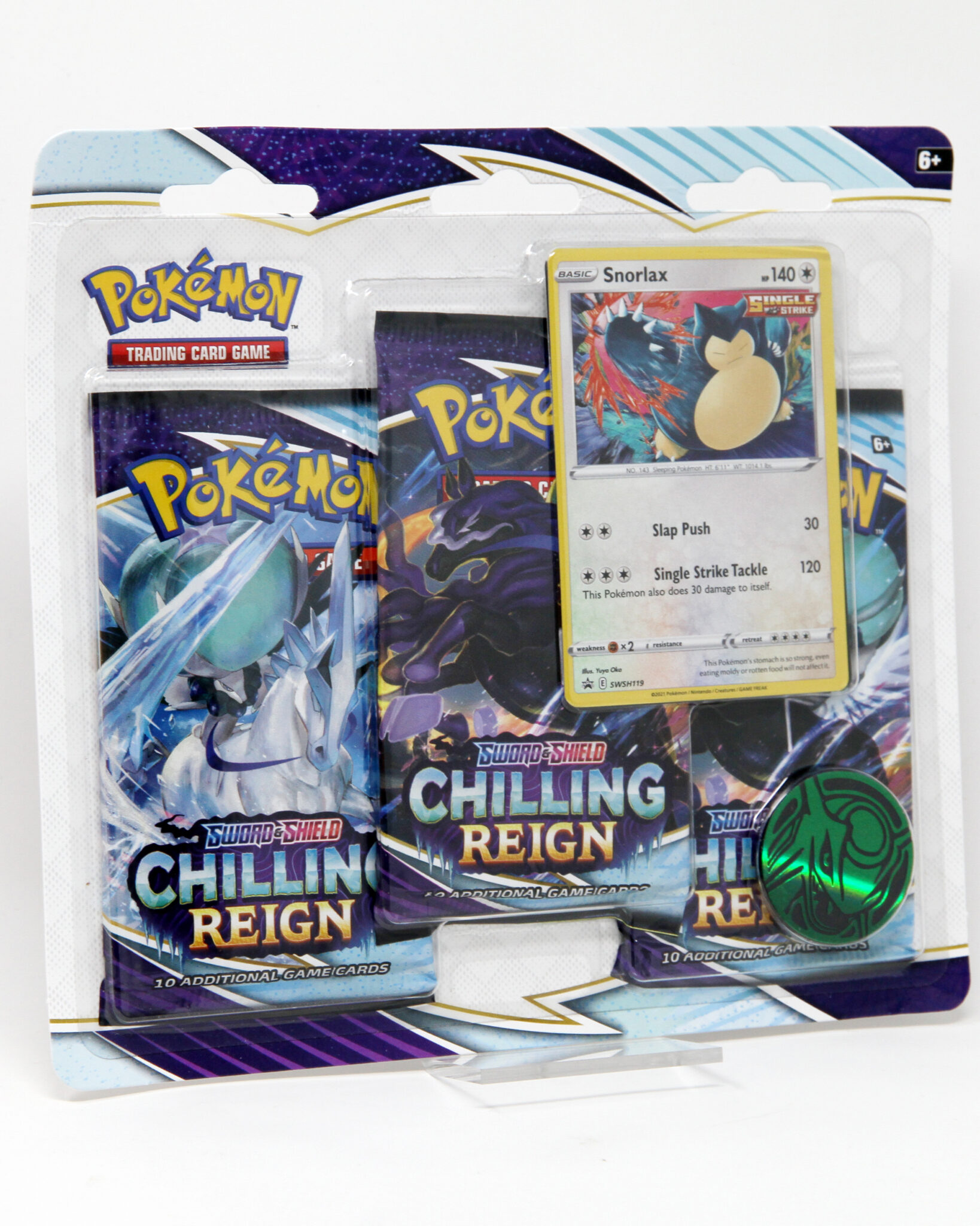 Pokémon Chilling Reign 3 Pack Blister Snorlax Jetzt bei cardtree