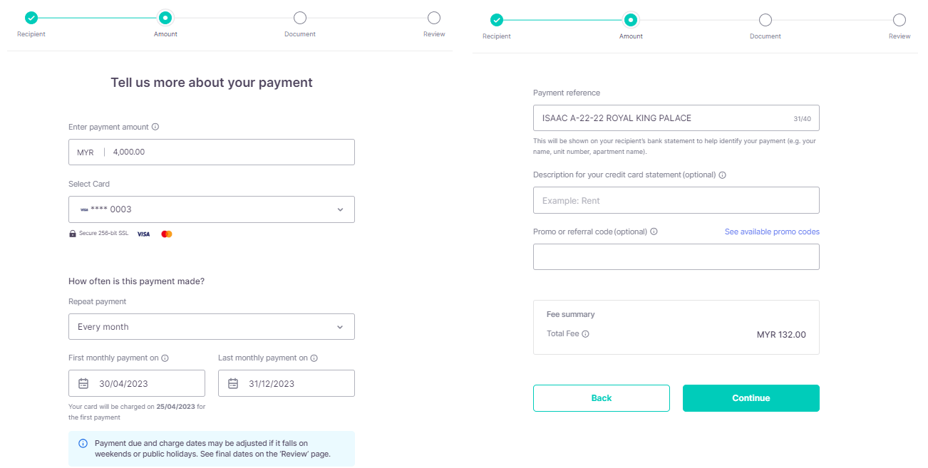How does rent payment work on CardUp? CardUp MY FAQS