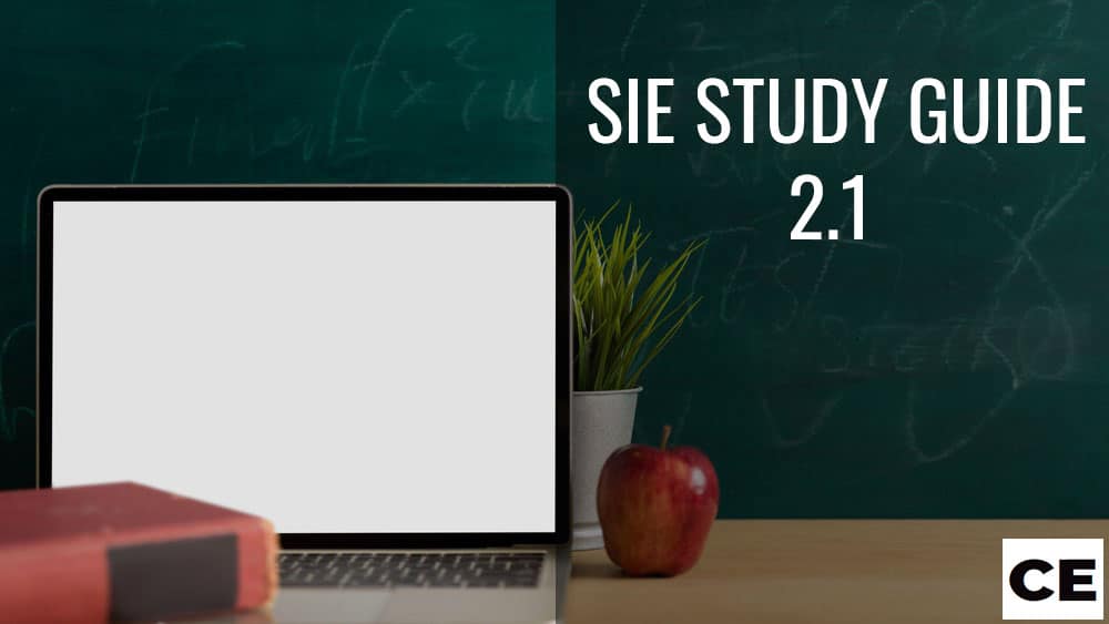 SIE Study Guide 2.1 Securities products in capital markets Career