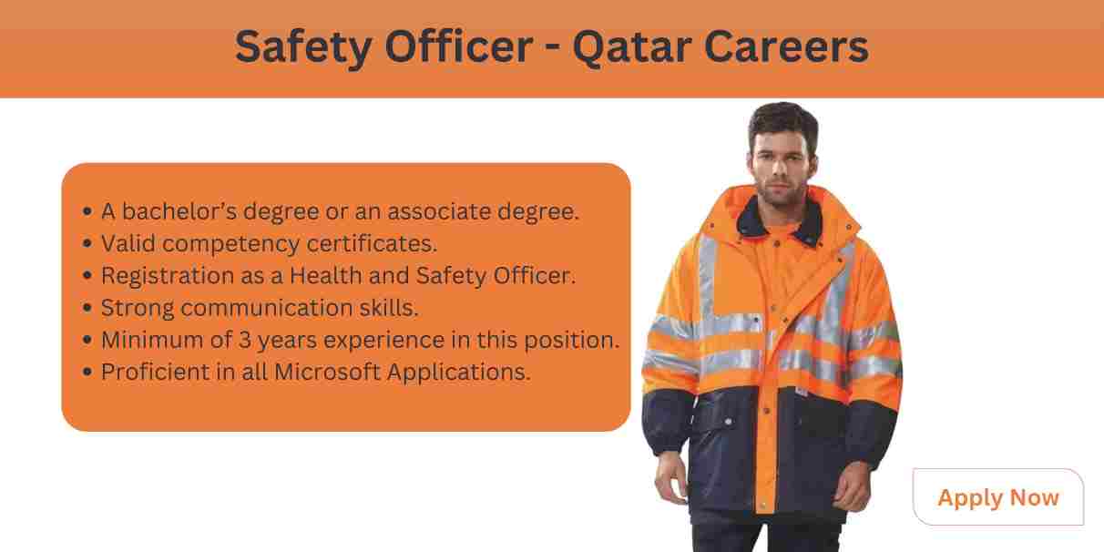 Urgent Safety Officer Vacancies Qatar New Job Updates 2024