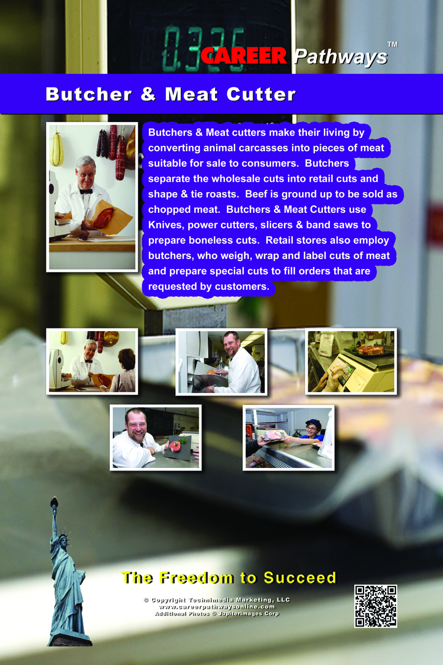 Butcher & Meat Cutter Poster