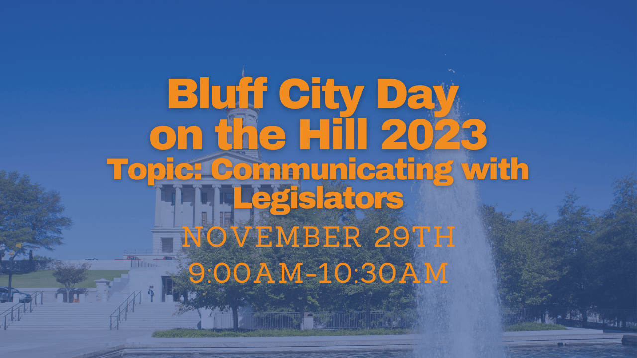 Bluff City Day on the Hill Communicating with Legislators