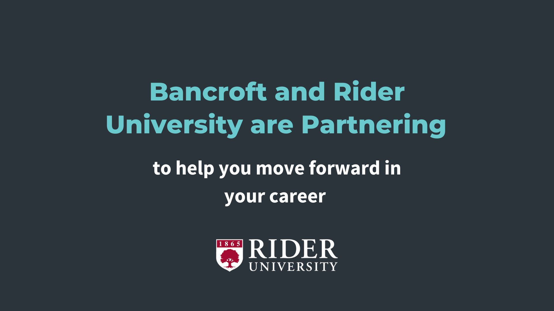 Bancroft and Rider University Partnership Intro to ABA Course
