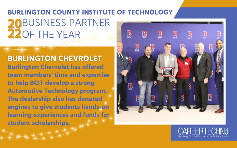 Burlington County Institute of Technology recognizes Burlington