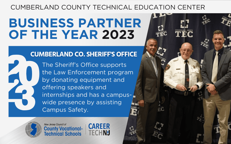 Cumberland County Sheriff's Office honored by technical high school as