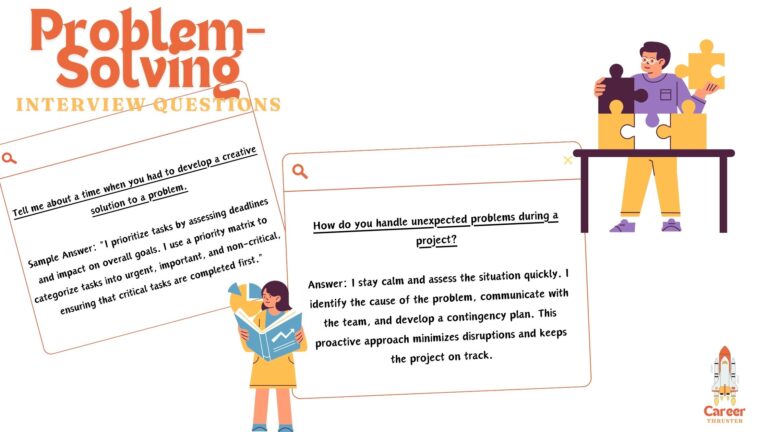 65+ Problem Solving Interview Questions (With Sample Answers