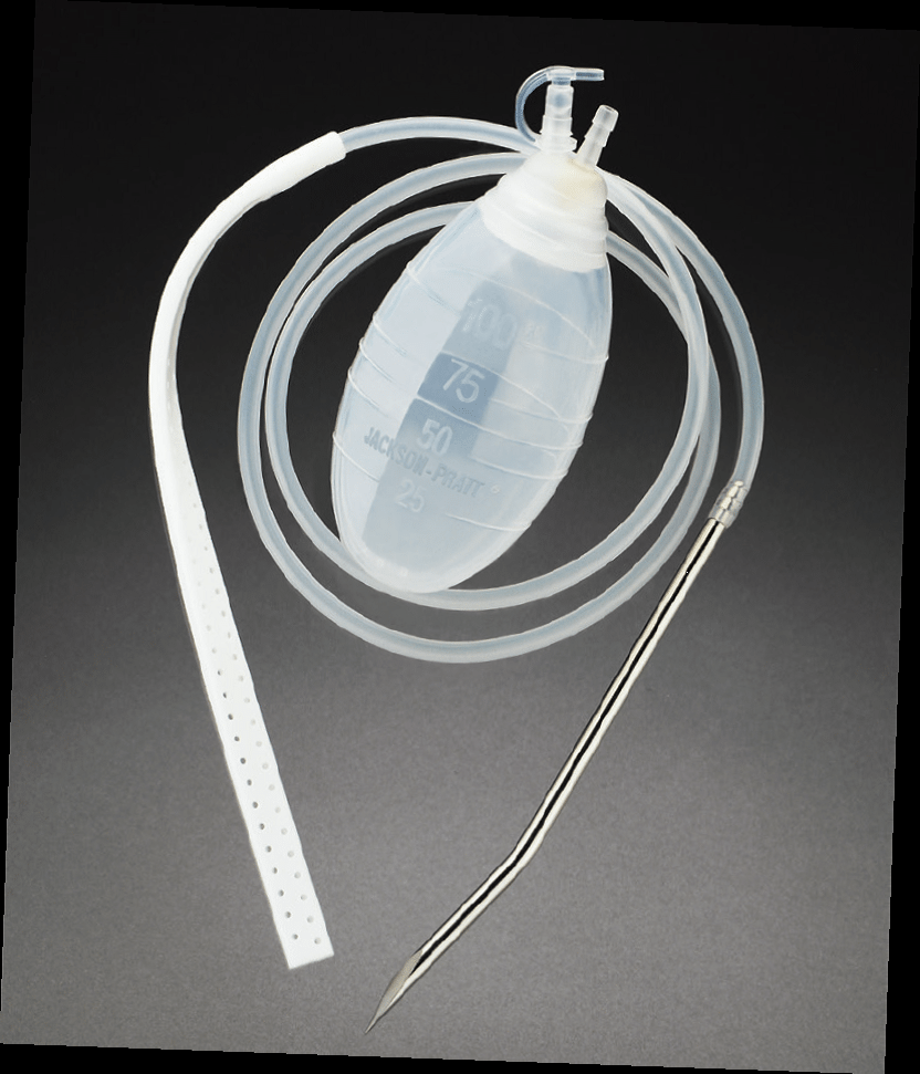 JacksonPratt® 100cc Reservoir Kit with Flat Drain w/o Trocar 7mm x