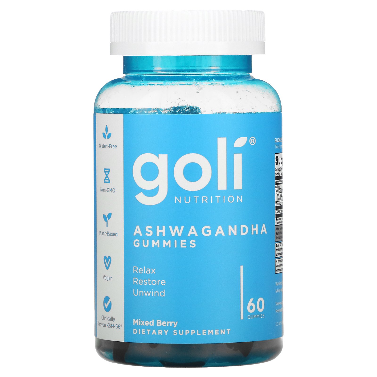 GOLI ASHWAGANDHA 60 GUMMIES Careforte Pharmacy