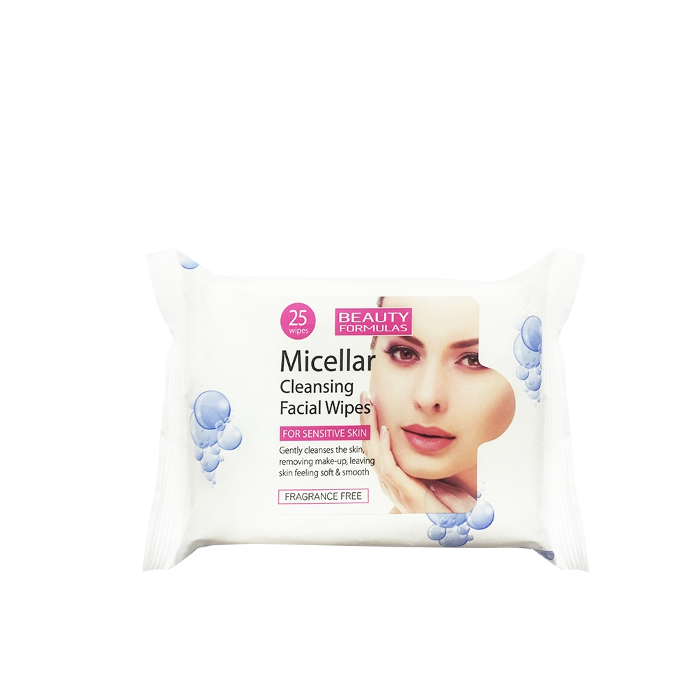 BEAUTY FORMULAS MICELLAR CLEANSING FACIAL WIPES X25 Careforte Pharmacy