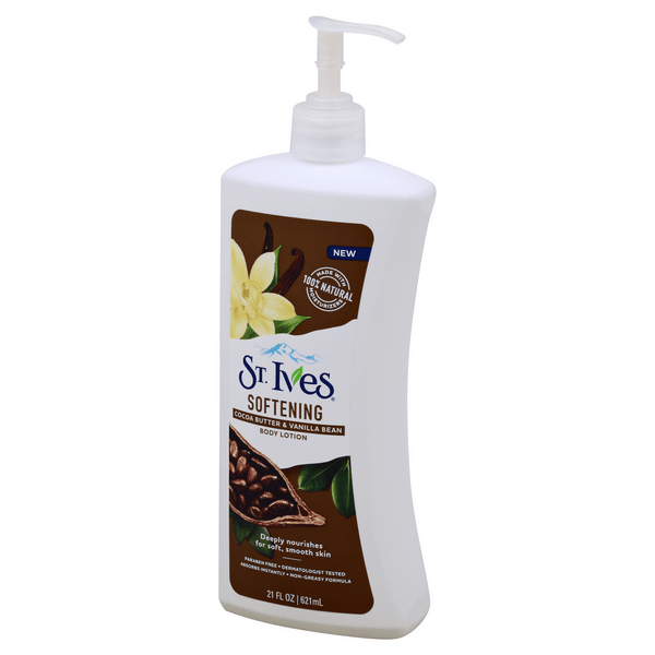 ST. IVES SOFTENING BODY LOTION COCOA BUTTER AND VANILLA BEAN