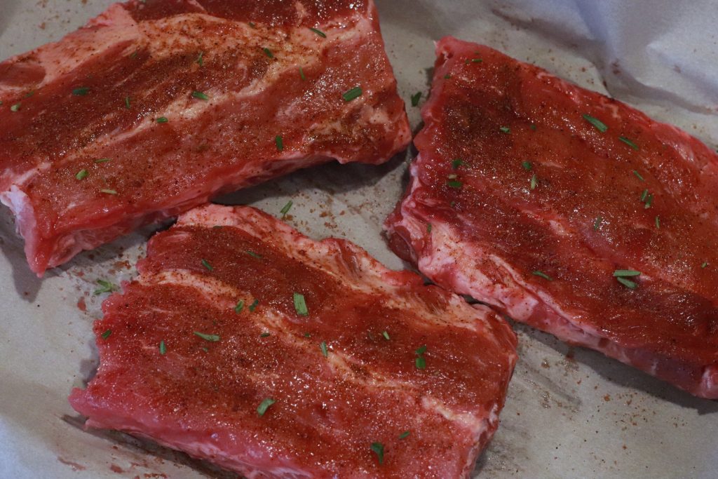 Rosemary + Brown Sugar Baby Back Ribs Carefree Mermaid