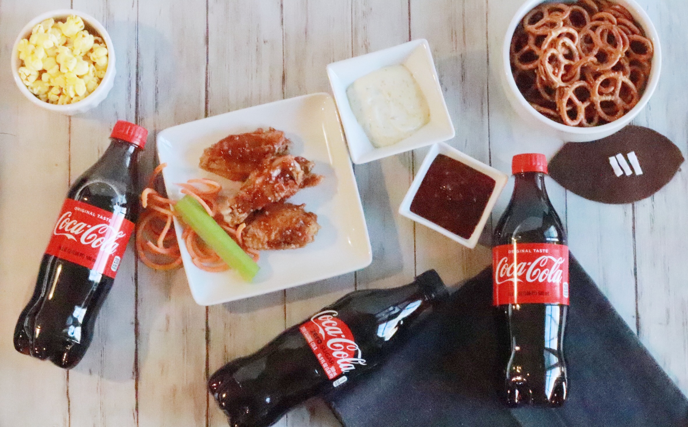 CocaCola Brown Sugar Bacon Glazed Chicken Wings Carefree Mermaid