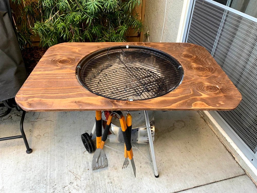er Grill Removable Table Carefully Clever
