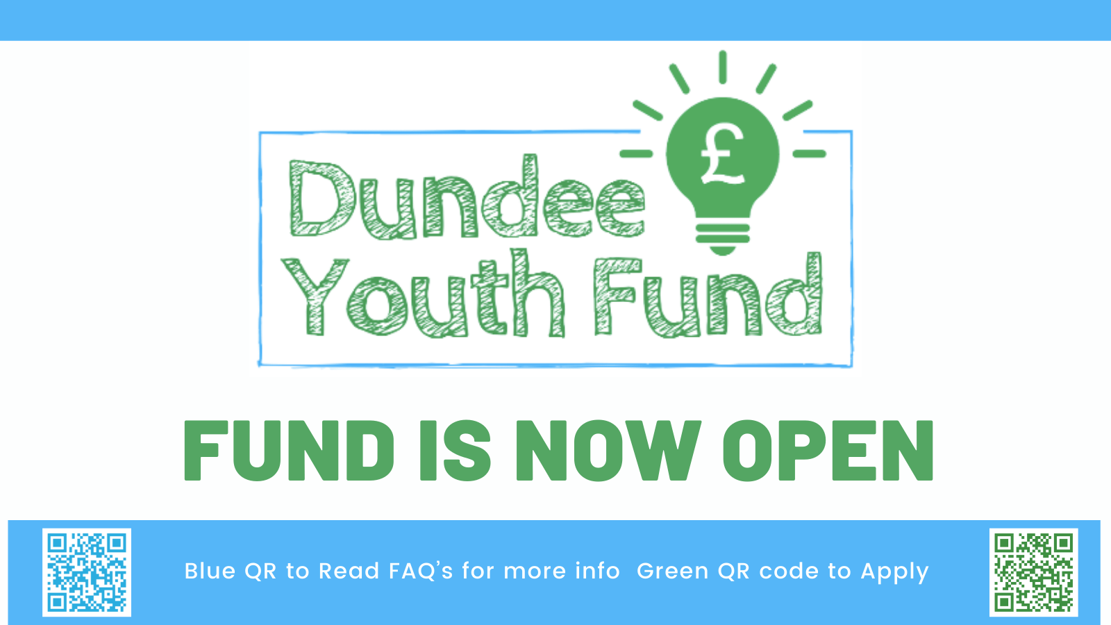 Dundee Youth Fund is now OPEN! Carers of Dundee
