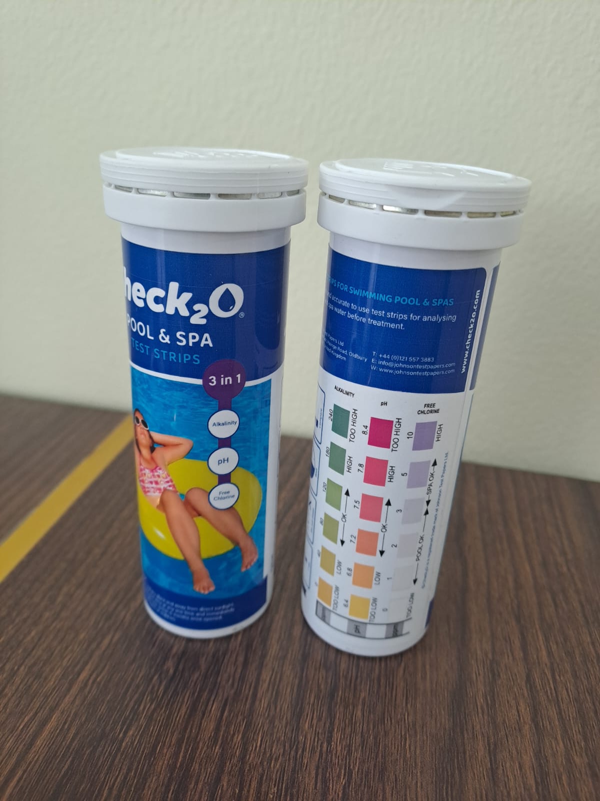 Check₂O 3 in 1 test strips 50strips Care Source Global