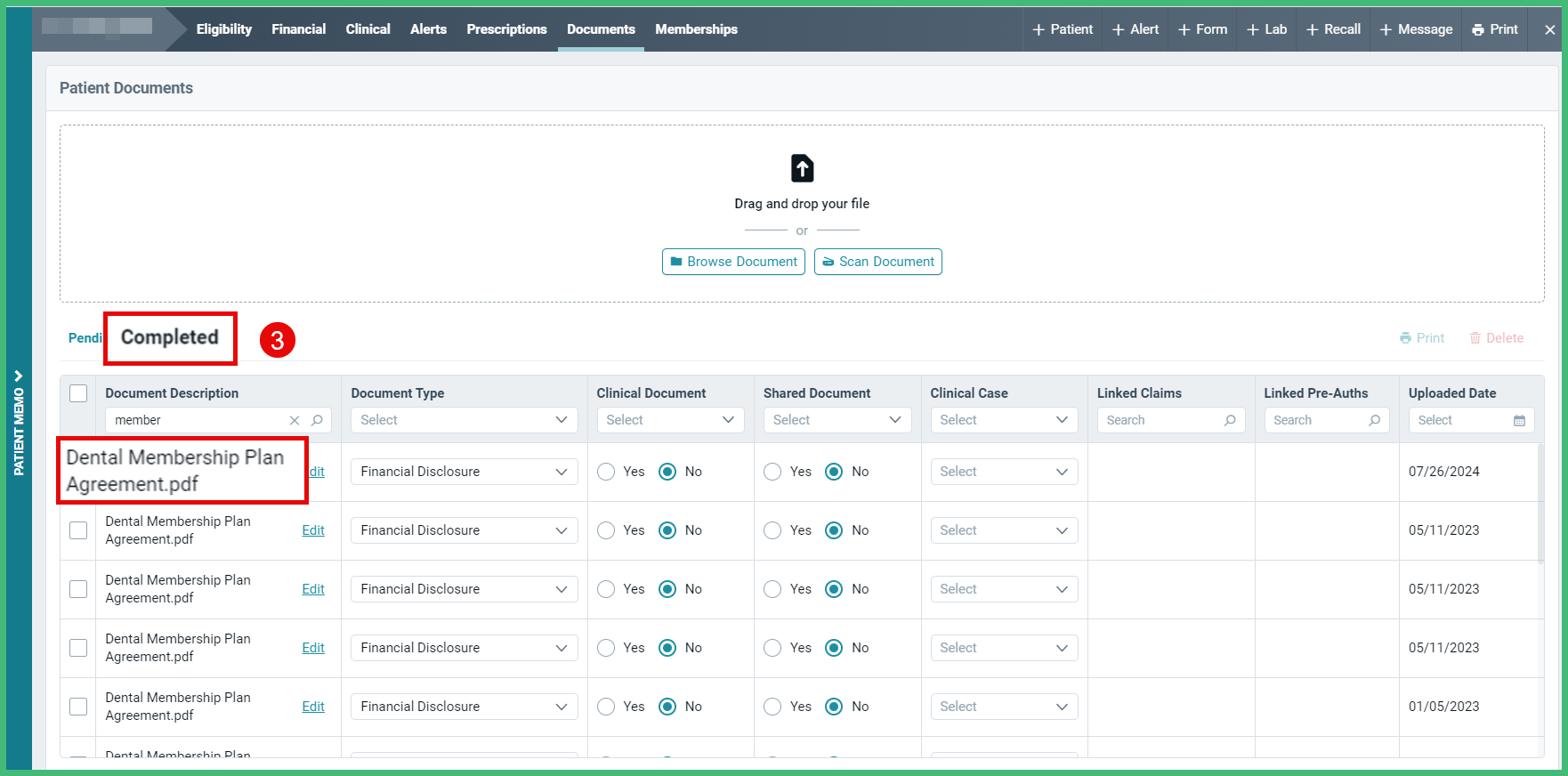 Actions Required After Patient Sign up on CS Membership Portal