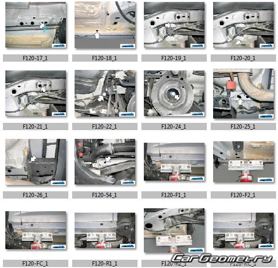 Кузовные размеры Ford Escape 20122016 Body dimensions