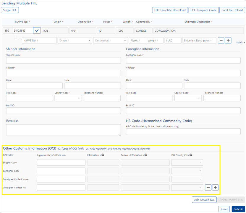 Functional enhancement of Cargo Portal Korean Air Cargo