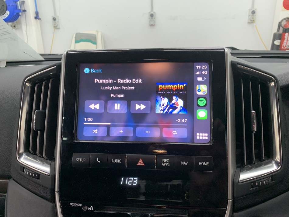 Car GPS, Toyota GPS, 2014current Toyota Land Cruiser LC200 integration