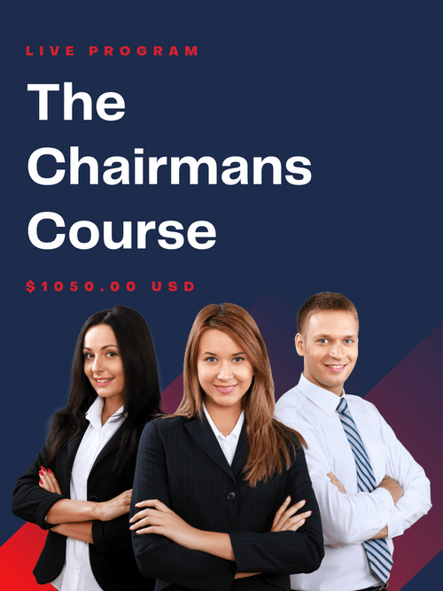 The Chairman's Course Mastering the Role of the Chairman