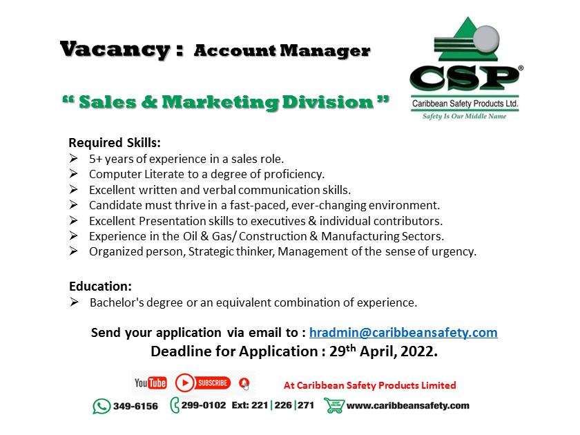 Career Caribbean Safety Products Ltd.