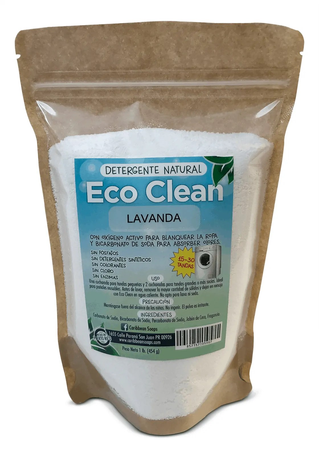 Natural Laundry Soap for Sensitive Skin Made in Puerto Rico