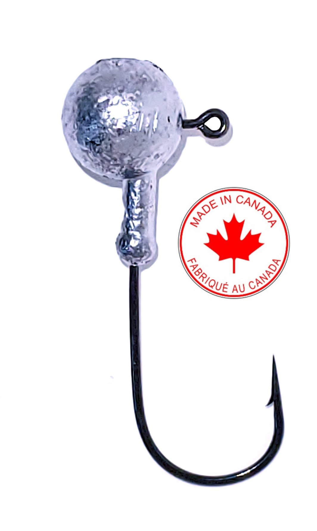Uncoated Round Jig Heads [11] Caribou Lures Inc., Canadian Fishing