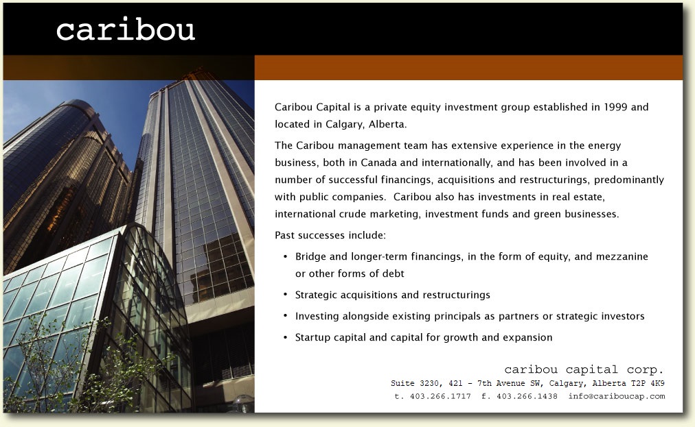 Caribou Capital Private Equity Investment Group