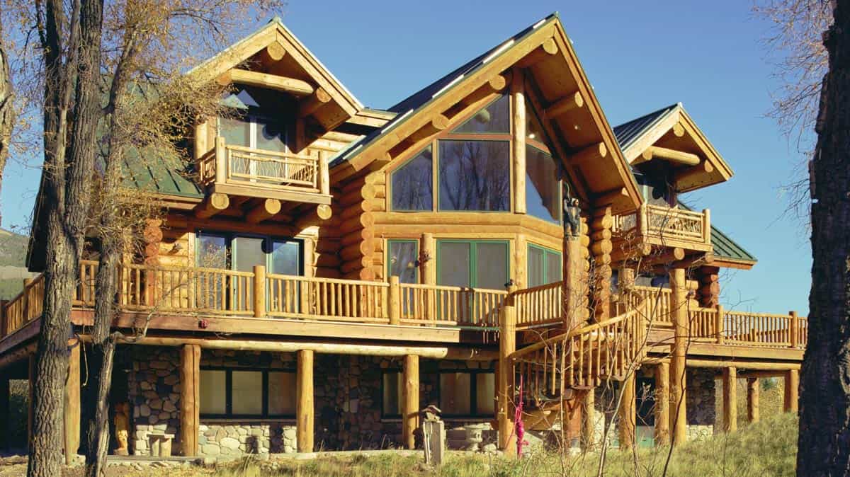 The Eagle Caribou Creek Log Homes