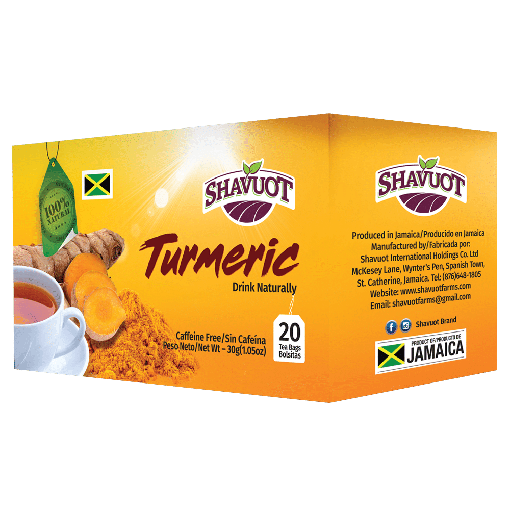 SHAVUOT TURMERIC TEA 20 T/B Carib Import & Export Inc.