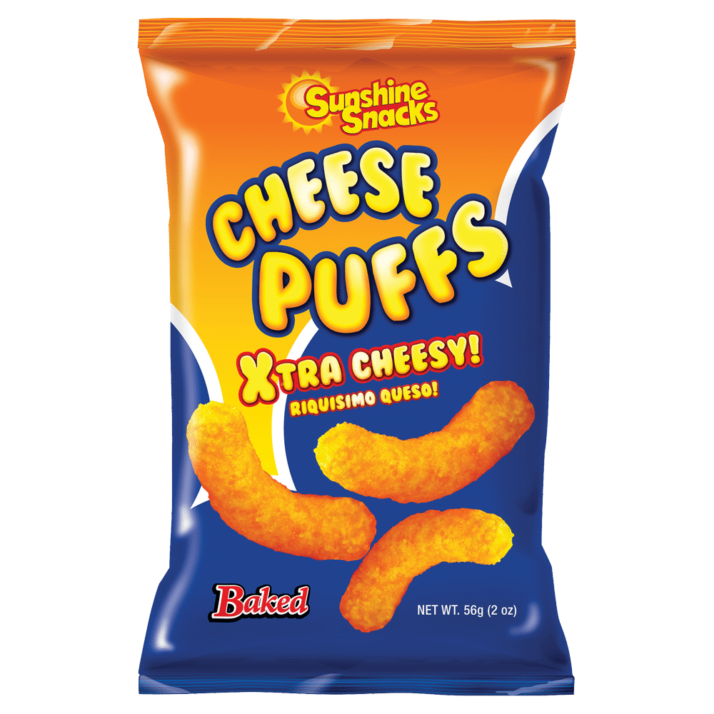 SUNSHINE SNACKS CHEESE PUFFS 56G Carib Import & Export Inc.